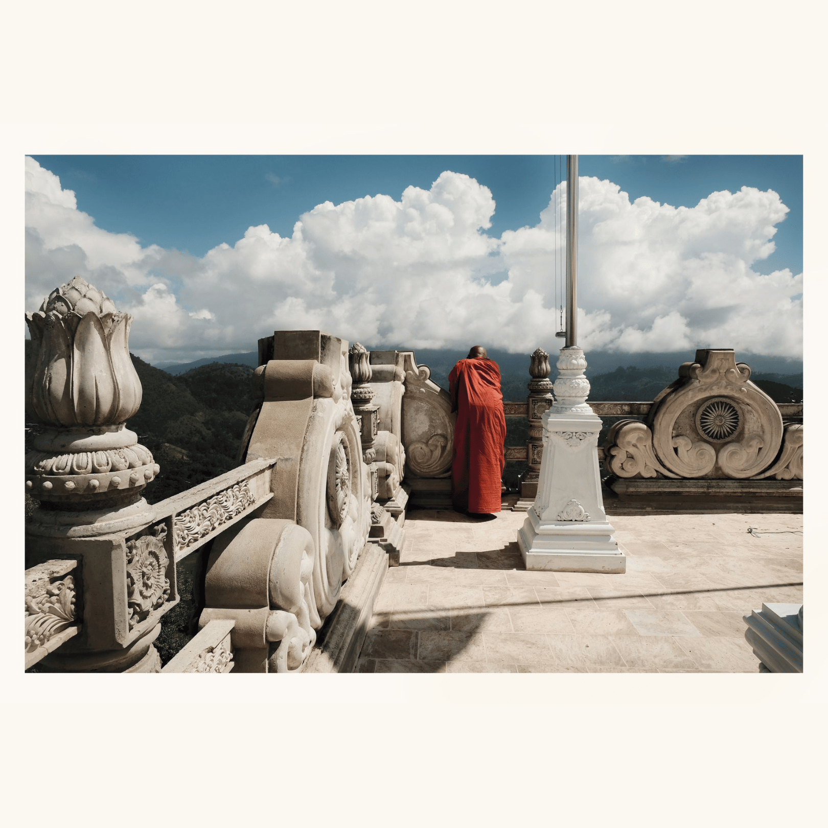 Mahamevnawa Monastery, Sri Lanka, 2023, Photographie, Flavien Panhard